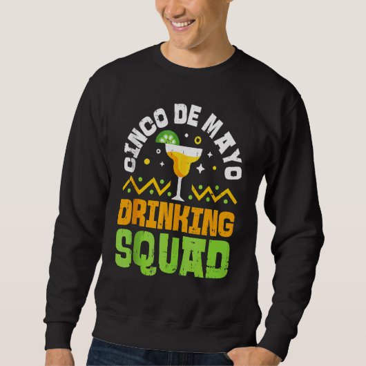 Cinco De Mayo Drink Squad Tequila Mexican Trui (Voorkant)