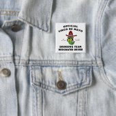 Cinco de Mayo Drink team Aangewezen bestuurder Vierkante Button 5,1 Cm (In situ)