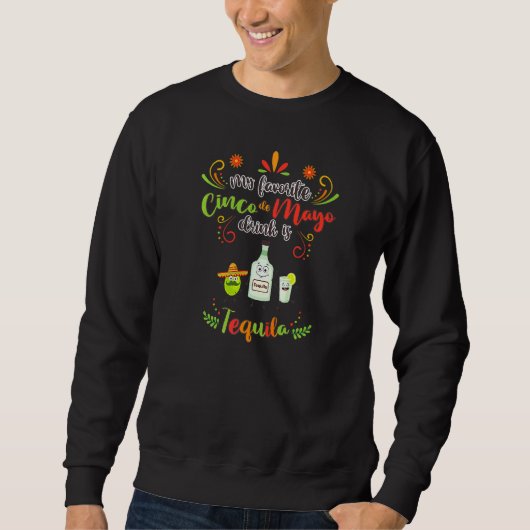 Cinco De Mayo Drink Tequila Mexicaanse Graph Trui (Voorkant)