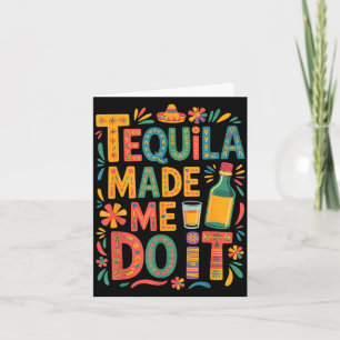 Cinco de mayo drinken grappig feest alcohol kaart