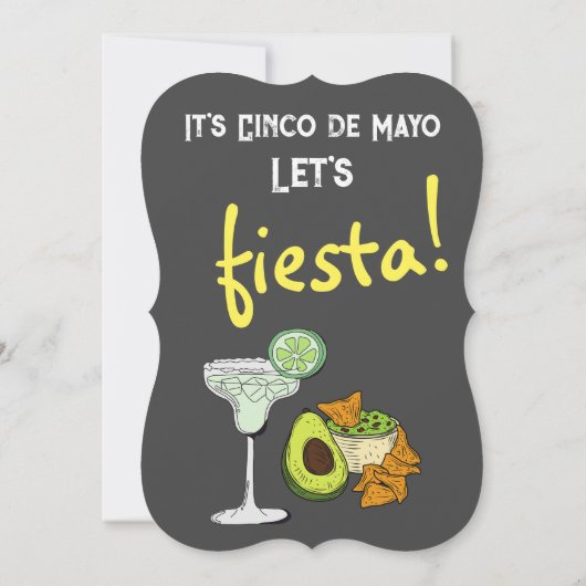 Cinco de Mayo Drinko de Mayo Grappige Pun Kaart (Achterkant)