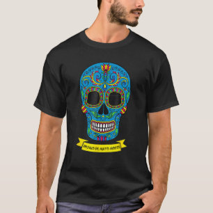 Cinco de Mayo Drinko Suiker Schedel voor Mannen di T-shirt