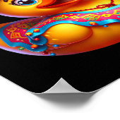 Cinco De Mayo Eend Mexicaanse Sombrero Feest Parti Poster (Hoek)