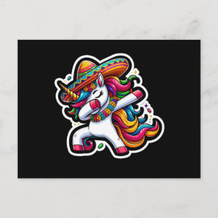Cinco de Mayo Eenhoorn Briefkaart
