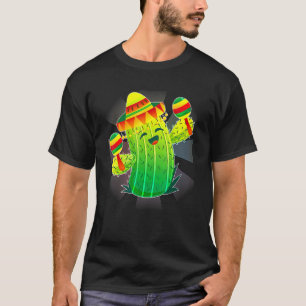 Cinco de Mayo en Mexico Fiesta Sombrero Pet Cactu T-shirt