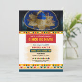 Cinco De Mayo Evenementenflyer Kaart (Staand voorkant)