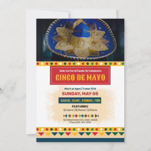 Cinco De Mayo Evenementenflyer Kaart