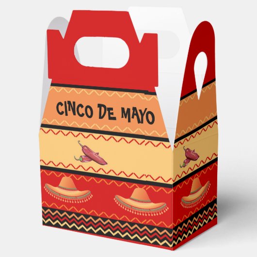 Cinco De Mayo Favor Gift Box Bedankdoosjes (Geopend)