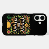 Cinco De Mayo Feest Cute Feest Elementen Case-Mate iPhone Case (Achterkant (horizontaal))