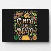Cinco De Mayo Feest Cute Feest Elementen Fotoplaat (voorkant)