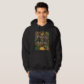 Cinco De Mayo Feest Cute Feest Elementen Hoodie (Voorkant volledig)