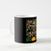 Cinco De Mayo Feest Cute Feest Elementen Koffiemok (Voorkant links)