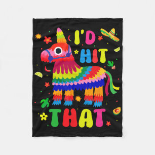 Cinco De Mayo Feest Ik Sla Die Pinatas Grappig Mex Fleece Deken