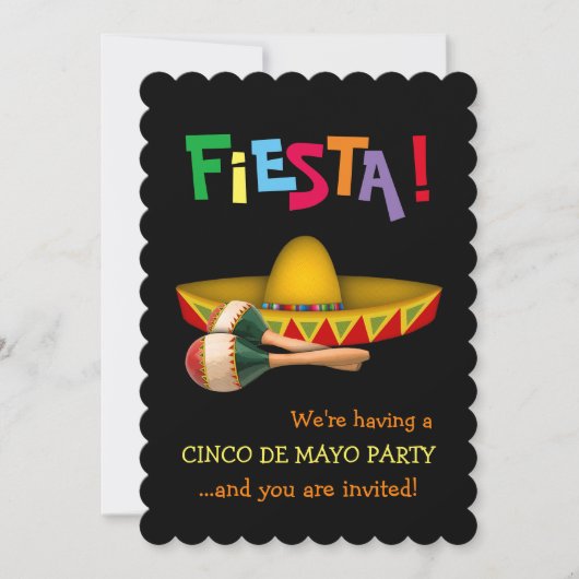 Cinco de Mayo Feest Kaart (Voorkant)