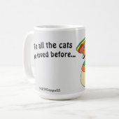 Cinco De Mayo Feest Kartonnen Snor Katten Grappig Koffiemok (Voorkant links)