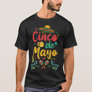 Cinco De Mayo Feest Mexicaans Feest 5 De T-shirt