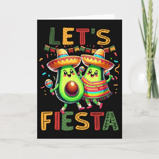 Cinco De Mayo Feest Mexicaans Feest Kaart (Voorkant)