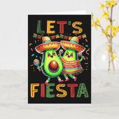 Cinco De Mayo Feest Mexicaans Feest Kaart (Gele Bloem)