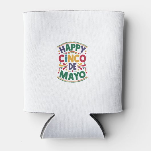 Cinco de Mayo Feest Persoonlijk Blikjeskoeler (Voorkant)