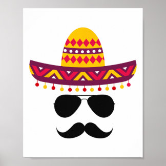 Cinco De Mayo Feest Shirts Heren Grappige Cinco De Poster