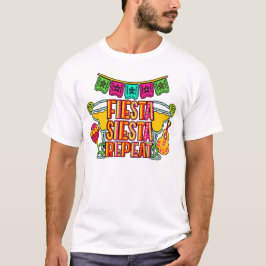 CINCO DE MAYO Feest Siesta Herhaal T-shirt