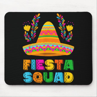 Cinco de mayo feest squad familie bijpassende groe muismat