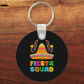 Cinco de mayo feest squad familie bijpassende groe sleutelhanger (Voorkant)