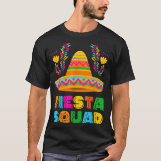Cinco de mayo feest squad familie bijpassende groe t-shirt