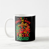 Cinco De Mayo Feest Squad Grappige Mexicaanse 5 De Koffiemok (Links)