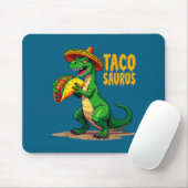 Cinco de mayo feest t-rex hoed tacosaurus muismat (Met muis)
