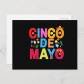 Cinco De Mayo Feestdagenkaart (Voorkant / Achterkant)