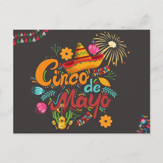 Cinco De Mayo Feestdagenkaart (Voorkant)