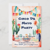 Cinco De Mayo Feestje Kaart (Voorkant)