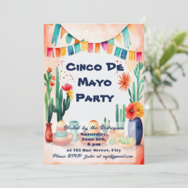Cinco De Mayo Feestje Kaart