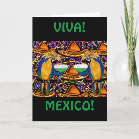 Cinco De Mayo Feestparkiet Kaart (Voorkant)