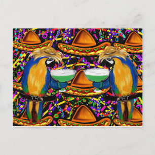 Cinco De Mayo Feestparkiet Uitnodiging Briefkaart