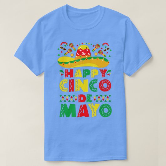 Cinco De Mayo Fiesta 5 De Mayo Viva Mexico T-shirt (Design voorkant)