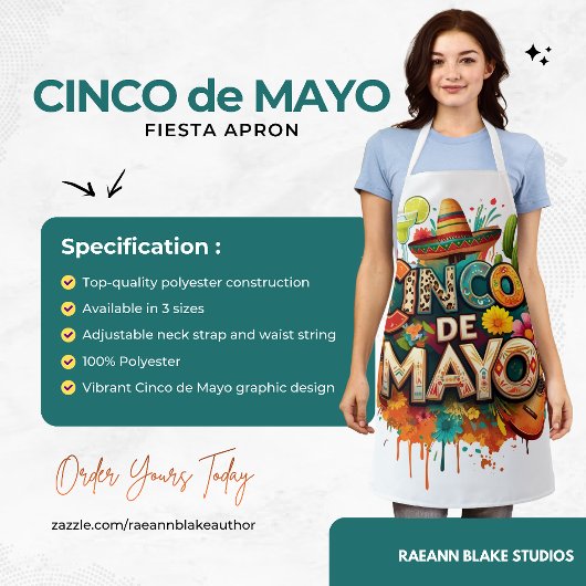 Cinco de Mayo Fiesta Apron Schort