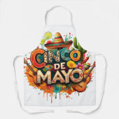 Cinco de Mayo Fiesta Apron Schort (Voorkant)