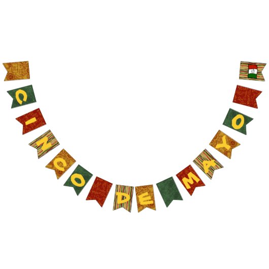Cinco De Mayo Fiesta Bunting Banner Flags (Alle)