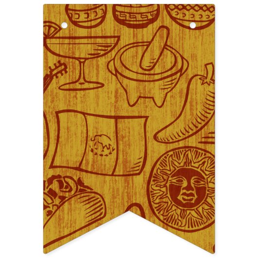 Cinco De Mayo Fiesta Bunting Banner Flags (Eerste vlag)