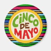 Cinco de Mayo Fiesta Celebration Magneet (Voorkant)