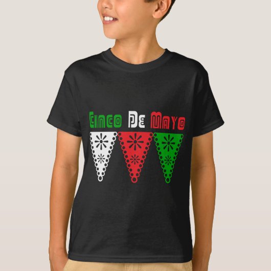 Cinco de Mayo Fiesta Celebration Tee Shirt (Voorkant)