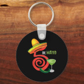 Cinco de Mayo Fiesta Design Camisa 5 De Mayo Viva Sleutelhanger (Voorkant)