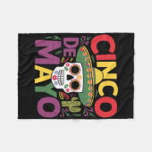 Cinco de Mayo Fiesta Fun Family Match 5 De Mayo Fleece Deken (Voorkant (Horizontaal))