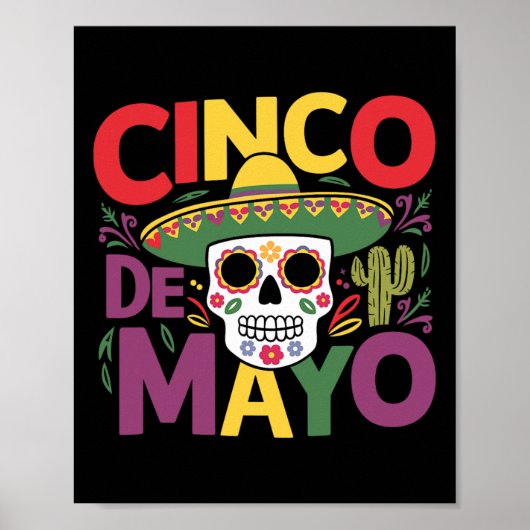 Cinco de Mayo Fiesta Fun Family Match 5 De Mayo Poster (Voorkant)