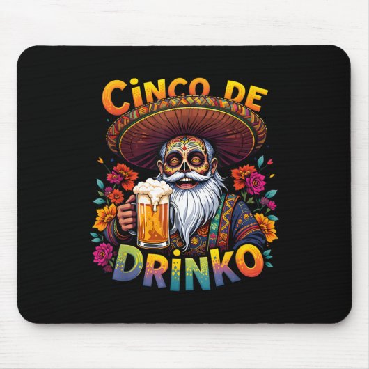 Cinco de Mayo Fiesta Grappig Mexicaans Cinco de Dr Muismat (Voorkant)