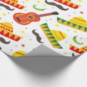 Cinco de Mayo Fiesta in Mexico-vakantie Cadeaupapier (Hoek)
