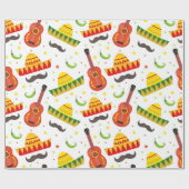 Cinco de Mayo Fiesta in Mexico-vakantie Cadeaupapier (Vlak)