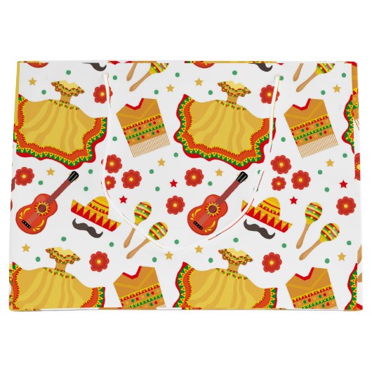 Cinco de Mayo Fiesta in Mexico-vakantie Large Cadeautasje (Voorkant)